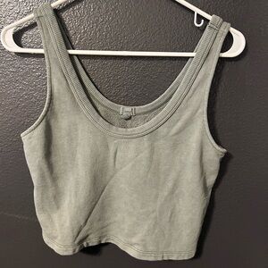 Aerie Sage Green Crop Top